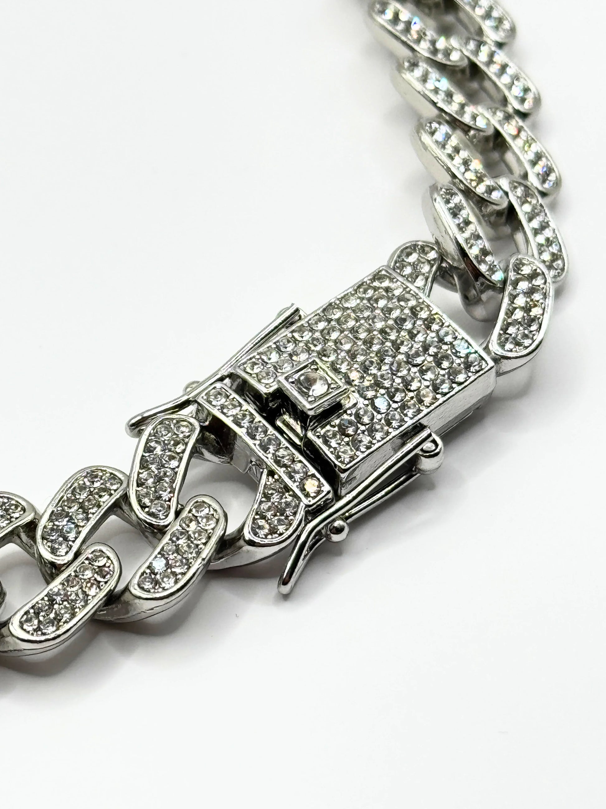 Colier Cuban silver 50 cm - Blingz