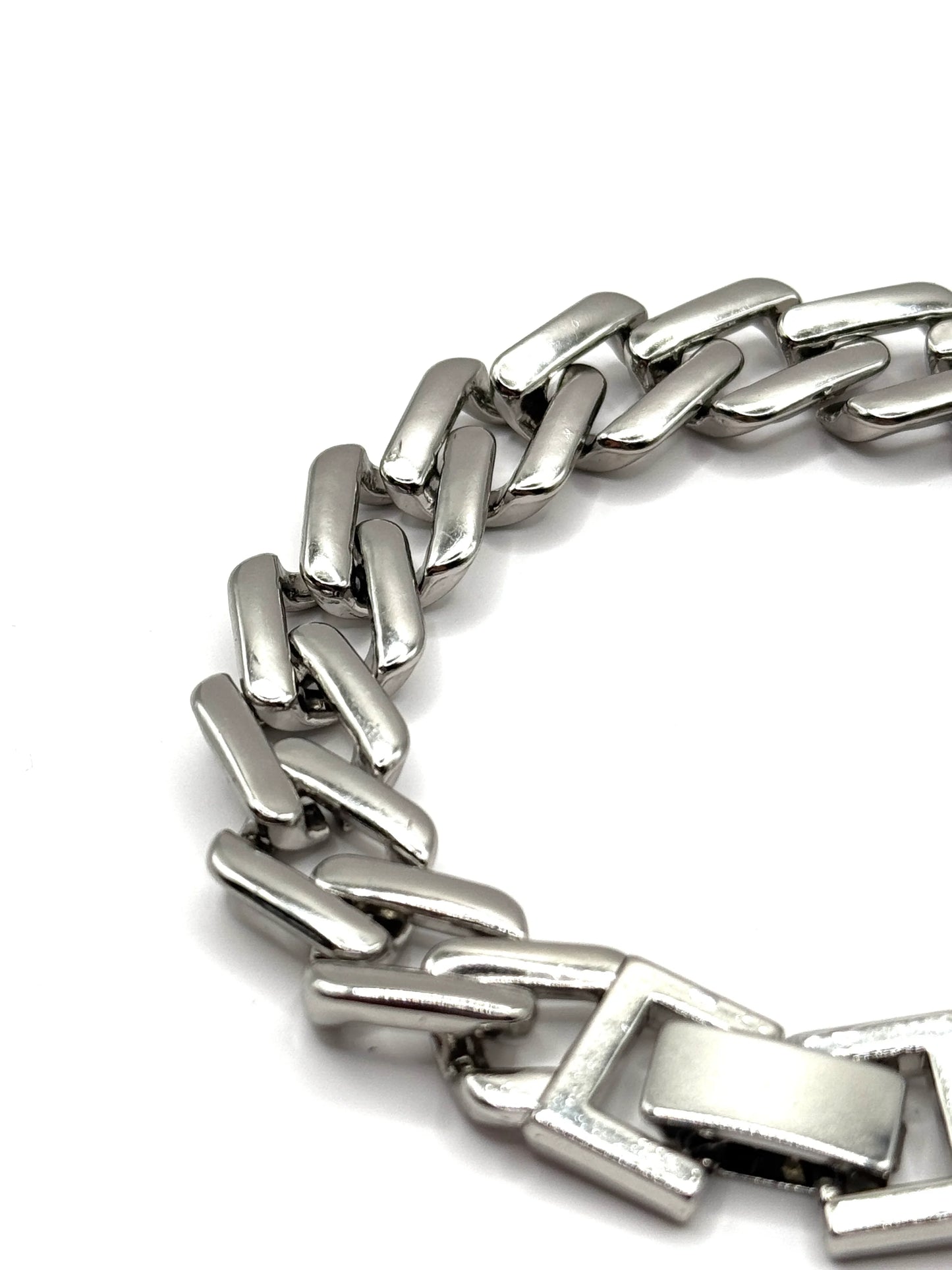 Brățară bărbătească Cuban Link din inox 20 cm – stil urban, hip-hop & Y2K