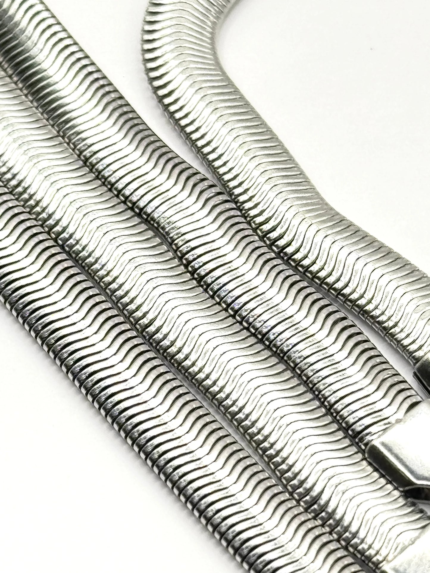 Set colier si brățară Snake din inox