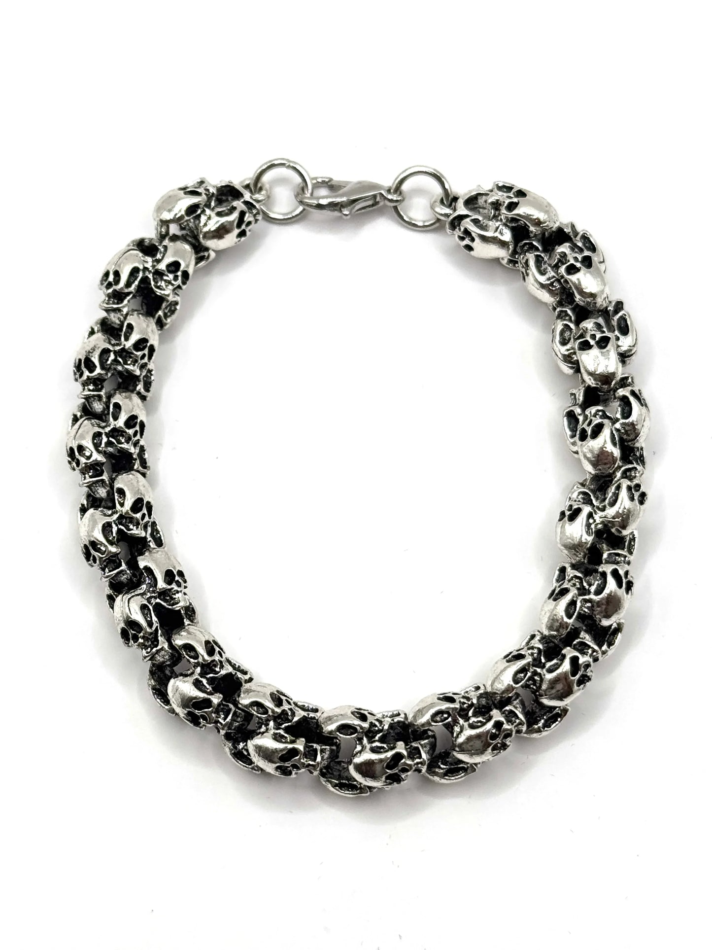 Bratara Skull chain din inox