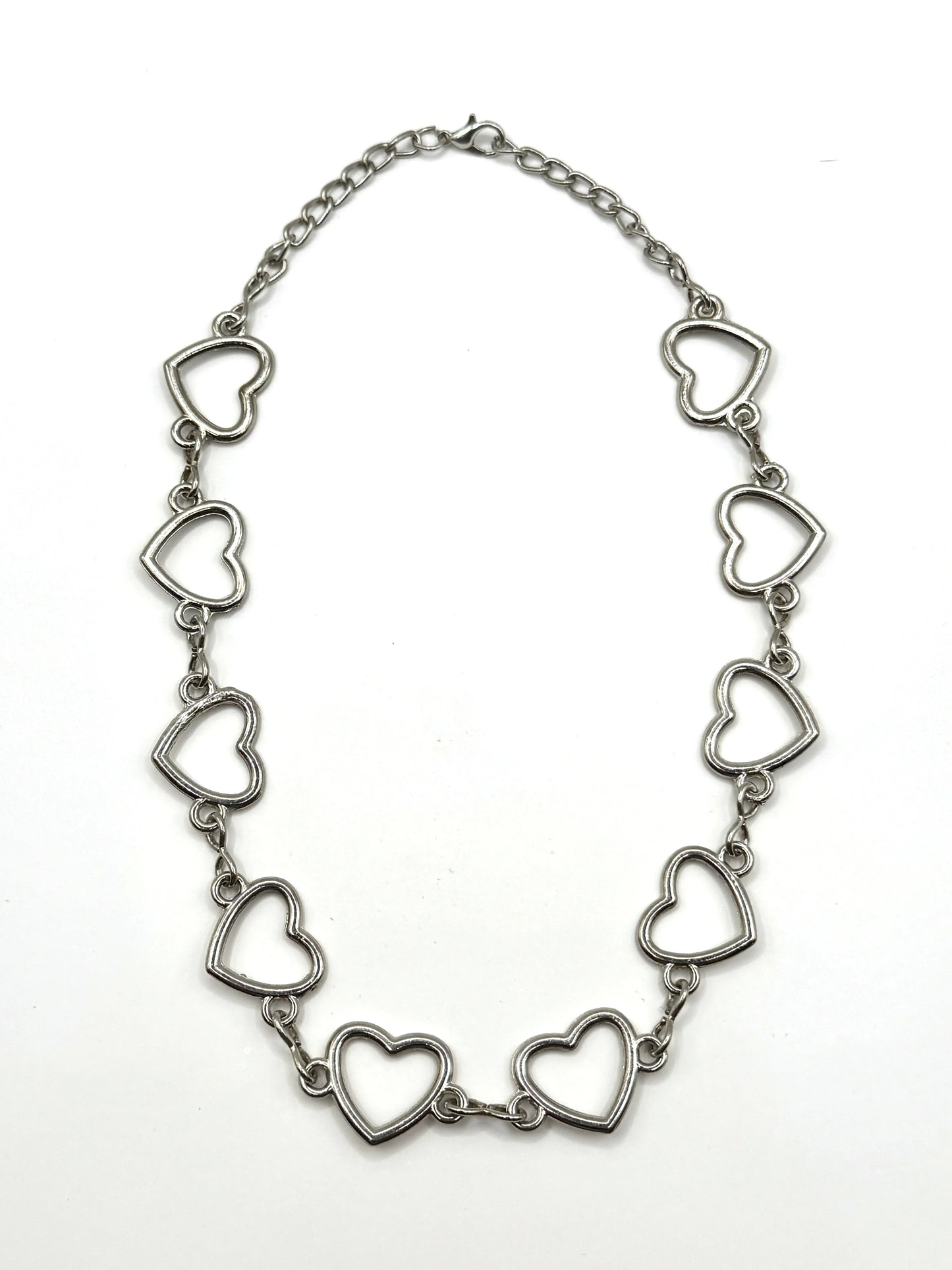 Lant Heart Silver din inox