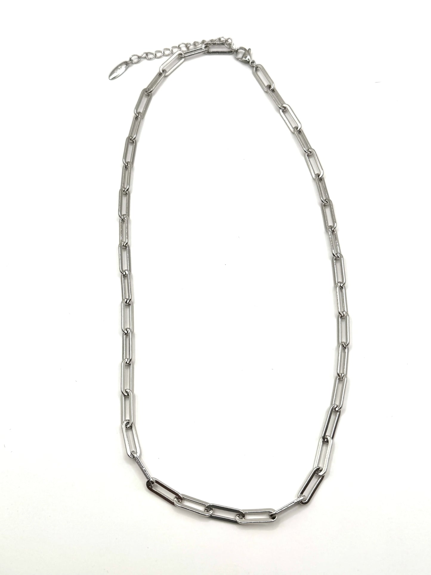 Lantisor Fine Chain argintiu din inox - Blingz