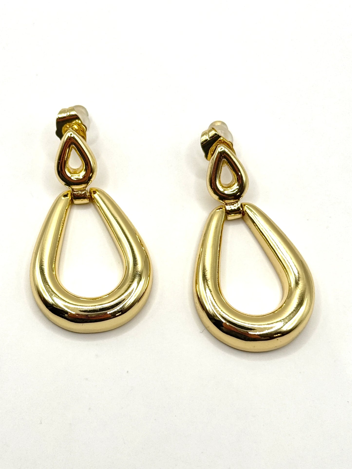 Cercei din inox Gold Drop