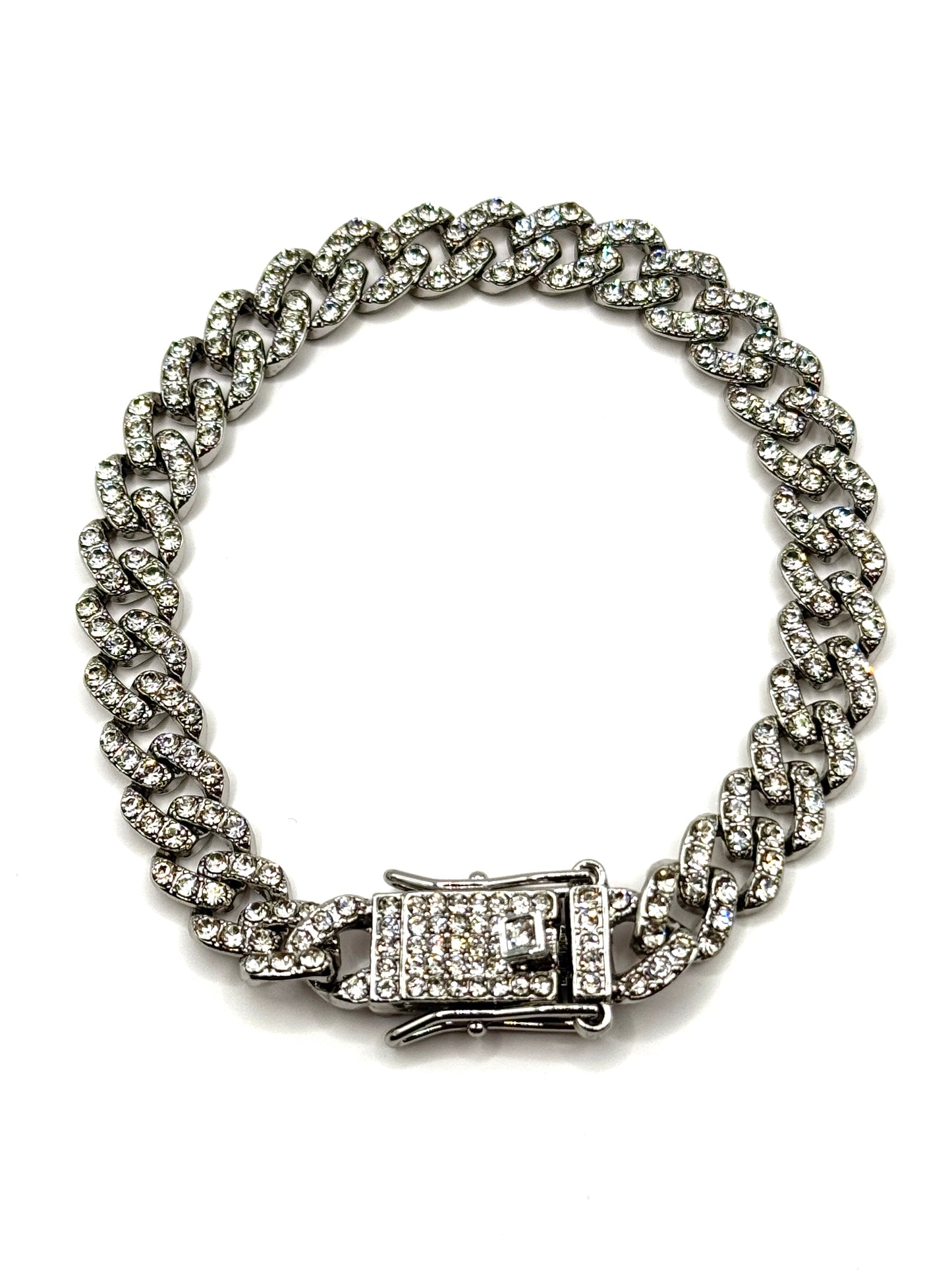 Bratara Cuban Silver 8mm