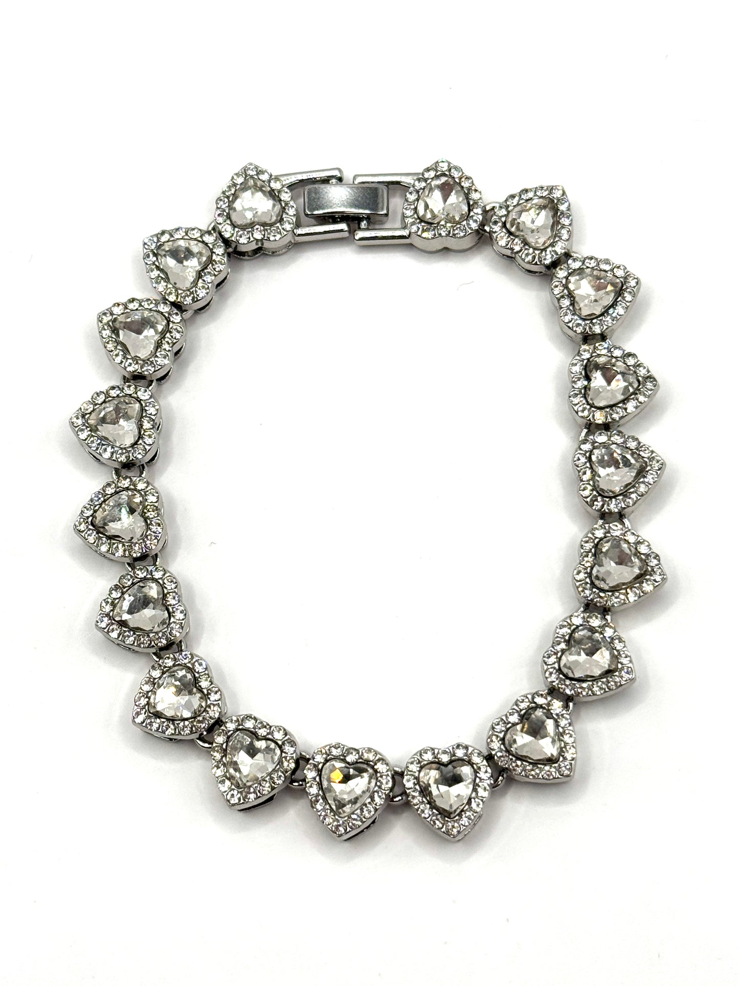 Bratara Heart Diamond Tennis