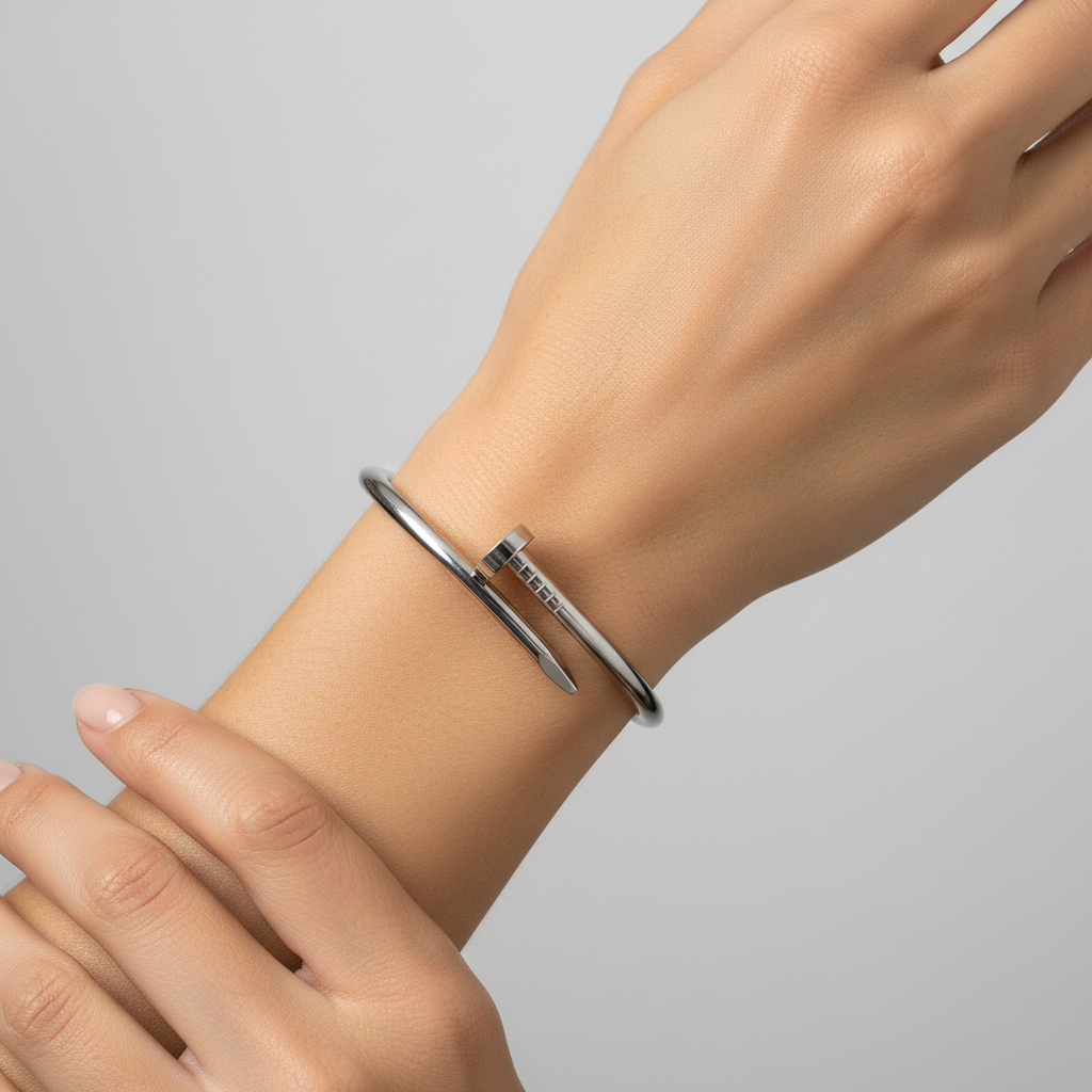 Bratara tip cui gold placata cu aur 18k