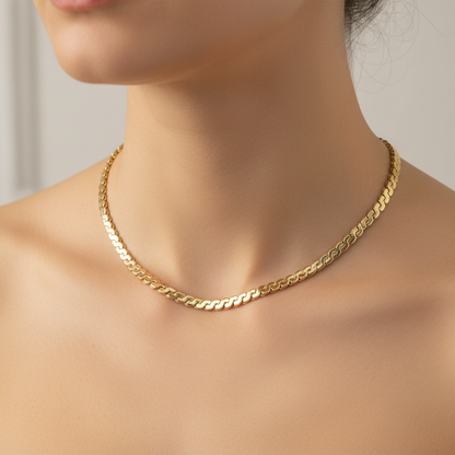 Colier Infinity - placat cu aur 18k