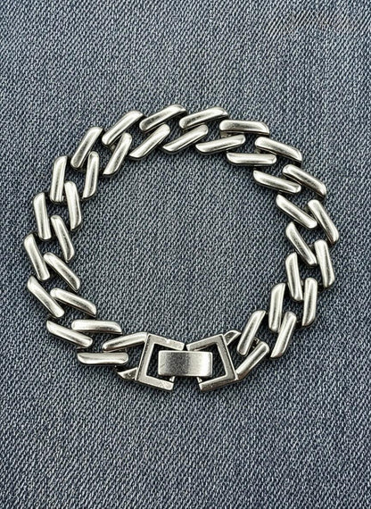 Brățară bărbătească Cuban Link din inox 20 cm – stil urban, hip-hop & Y2K