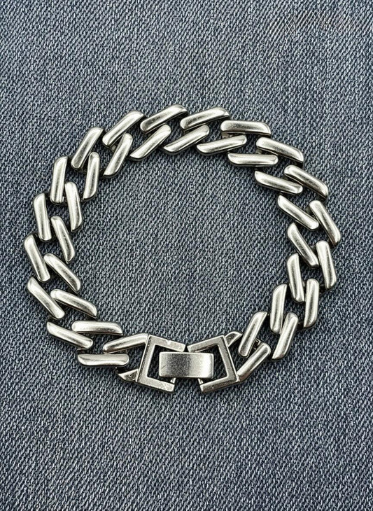 Brățară bărbătească Cuban Link din inox 20 cm – stil urban, hip-hop & Y2K