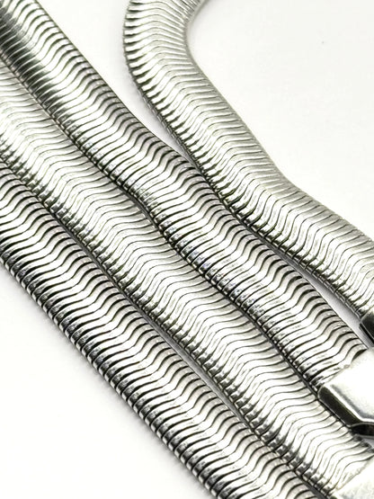 Set colier si brățară Snake din inox