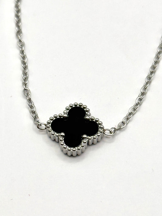 Bratara Flower argintie din inox