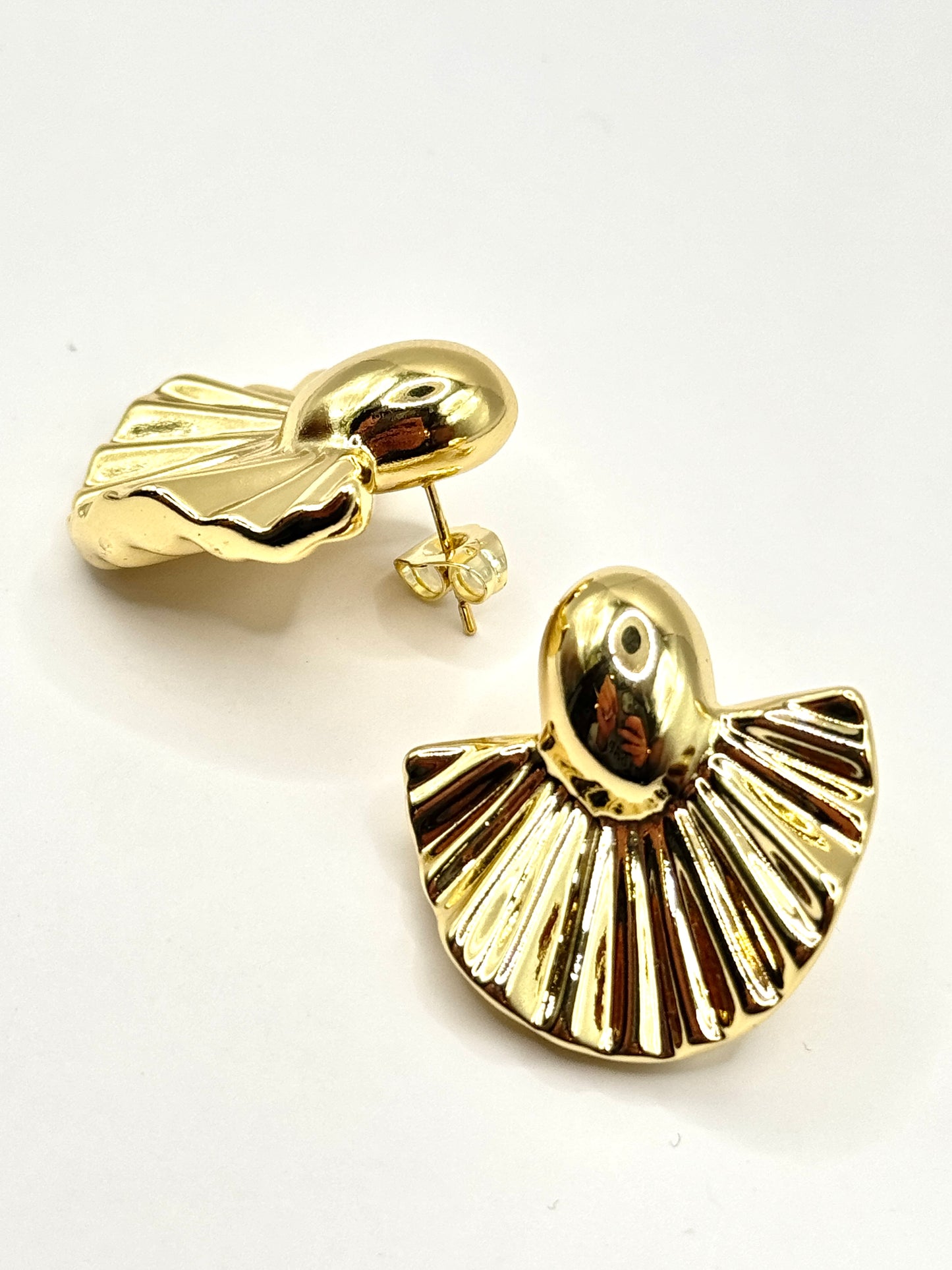 Cercei Jennifer - placati cu aur 18k