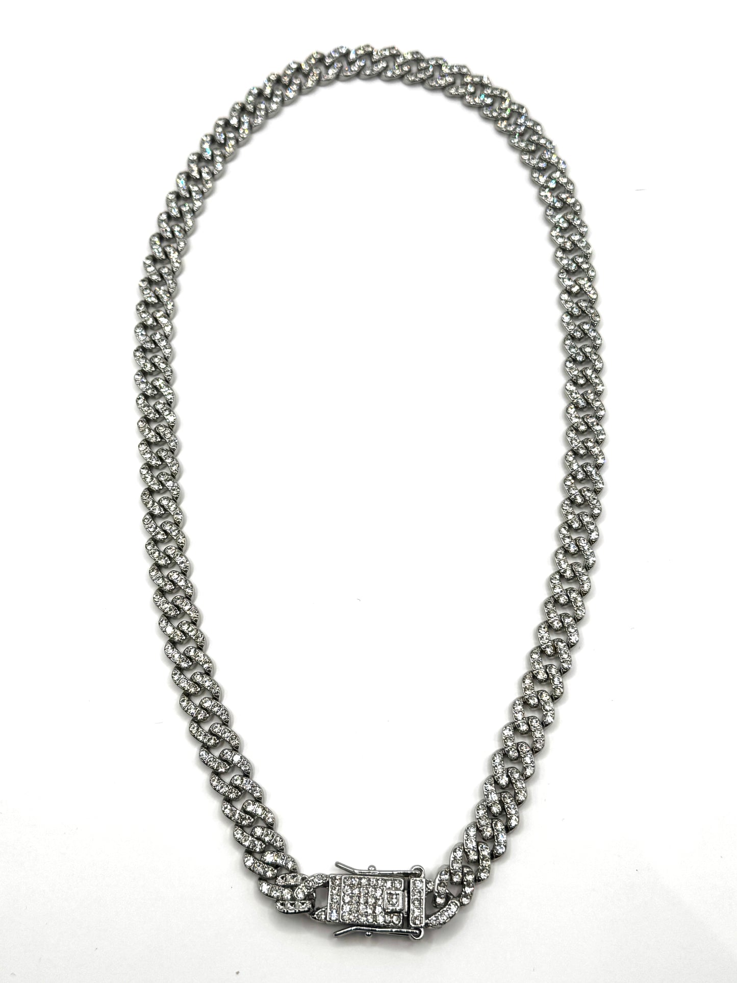 Colier Cuban Silver 8mm