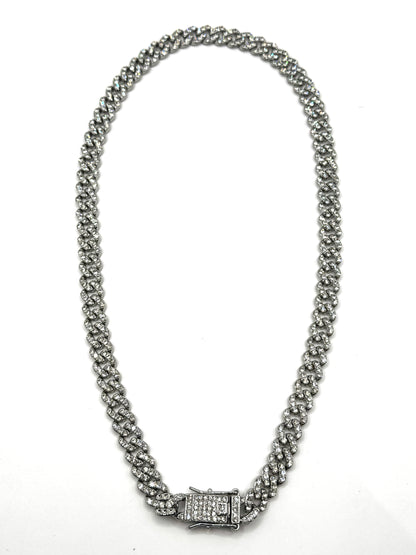 Colier Cuban Silver 8mm