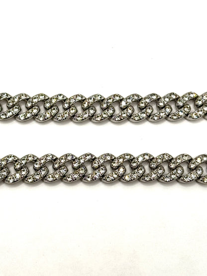 Colier Cuban Silver 8mm