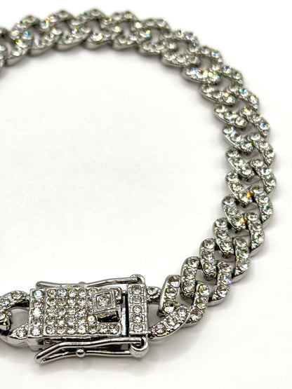 Bratara Cuban Silver 8mm