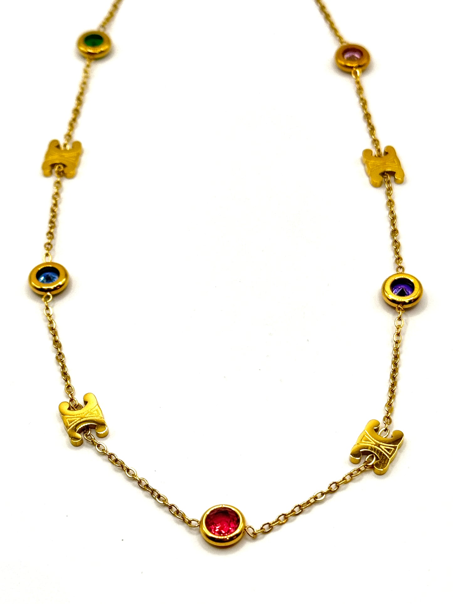 Colier Constelation placat cu aur 18k