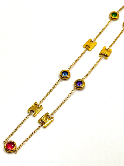 Colier Constelation placat cu aur 18k