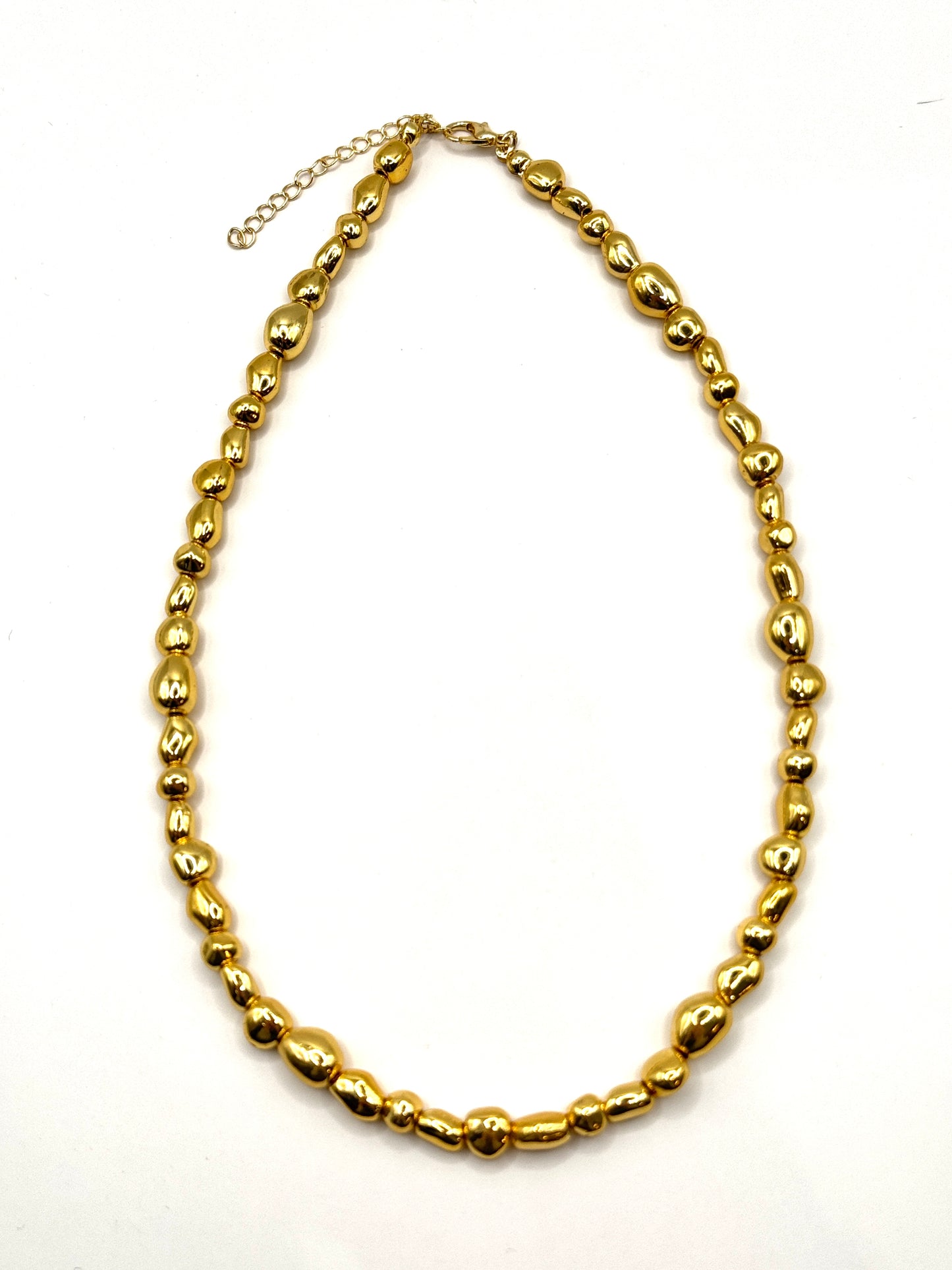 Colier Nugget placat cu aur 18k