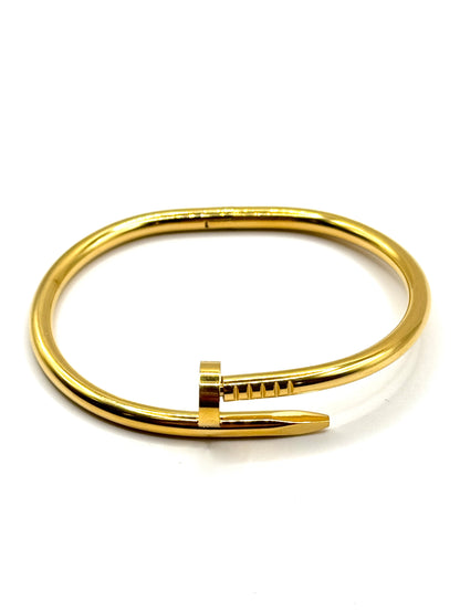 Bratara tip cui gold placata cu aur 18k