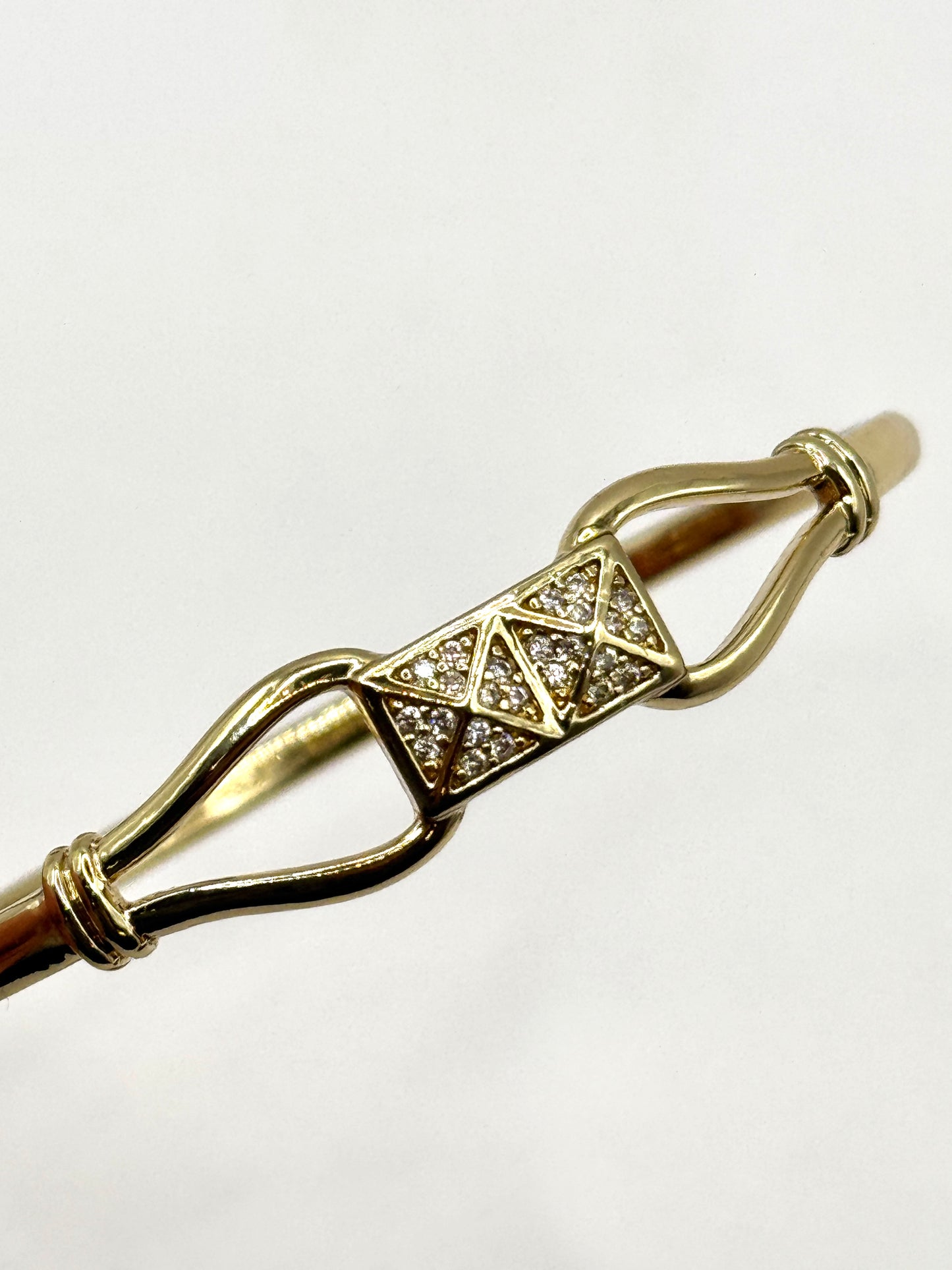 Bratara Clover - placata cu aur 18k