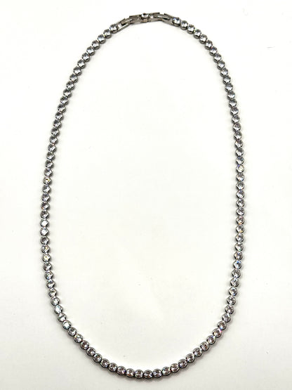 Colier rotund Tennis inox