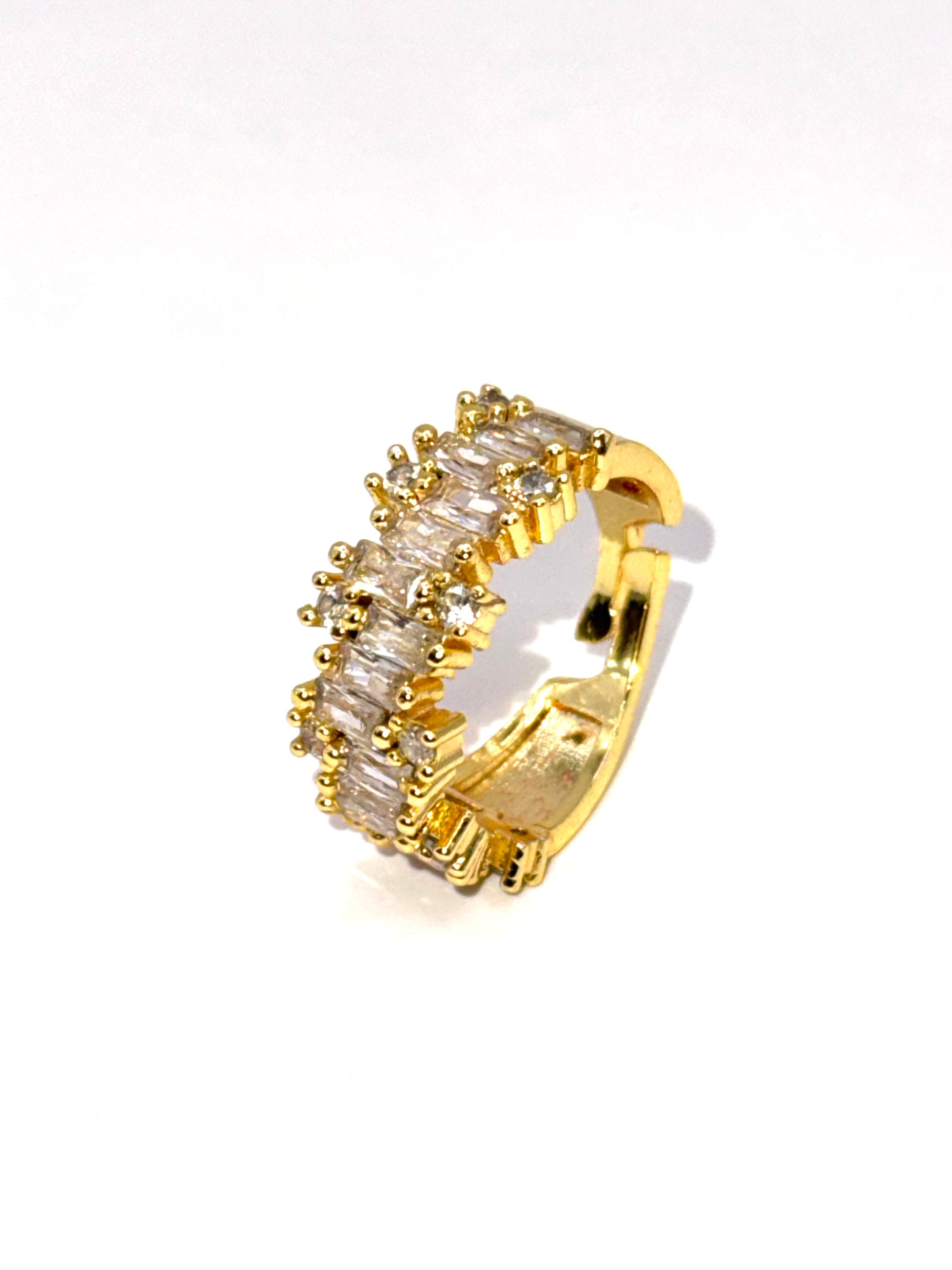 Inel Mosaic - reglabil placat cu aur 18k