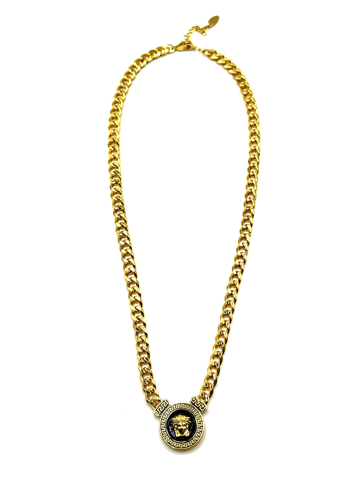 Set Medusa, inox placat cu aur 18k