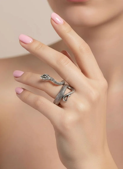 Inel Snake reglabil - Blingz